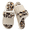 Beige Leopard, variant on Women Slippers Memory Foam Slip-Resistant House Slippers,Fuzzy,Open Toe,Black Leopard