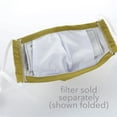 thumbnail image 4 of Children Large Fitted Cotton Cloth Face Mask w/ Filter Pocket - Reusable Fabric Comfortable Face Mask - 3 Layer - Washable w/ Adjustable Ear Loops and Nose Bridge - Variety Pack C, 4 of 8