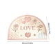thumbnail image 3 of Felpudo antideslizante para cocina con el Día de San Valentín | Alfombra absorbente de poliéster para entrada y baño | Felpudo blanco de 40 x 60 cm con reverso antideslizante, 3 of 6