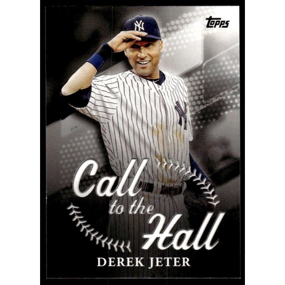 Collectible 2025 Topps Call to the Hall #CTH-17 Derek Jeter New York Yankees Series 1 MLB Baseball Trading Card