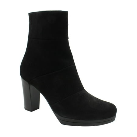 New La Canadienne Womens Mirabella Black Suede Fashion Boots Size 9.5