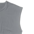 thumbnail image 6 of Hessimy Men's Tank Tops Knit Sleeveless Workout T Shirt Muscle Gym Fitness Tee（Grey,XL), 6 of 8