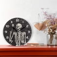 thumbnail image 2 of GZHJMY Skull Wall Clock, 10" Silent Non Ticking Round Clock, Oil Painting Easy to Read Clock for Living Room Bedroom Bathroom Home Decor Holiday Gifts, 2 of 7