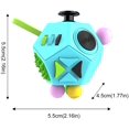 thumbnail image 2 of 1PC Cube Fidget Sensory Toy for Kids and Adults, Infinity Cube & 12-Sided Magic Cube Gadget Relieves Stress and Anxiety, Fun Fidget Mini Block Desktop Cube Toy for Birthday Gift (#B06), 2 of 2