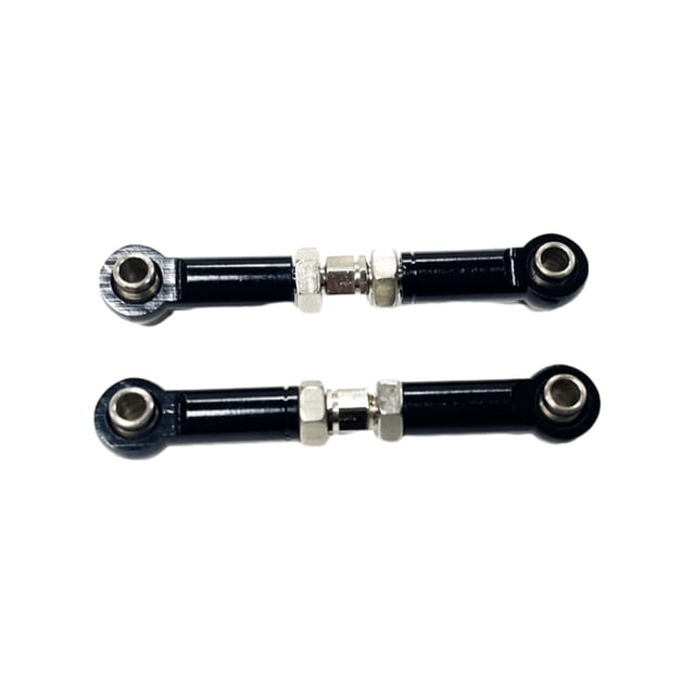 Varilla de enlace de dirección Vogacara aleación de aluminio para dirección duradera y ligera 1/14 MJX 14209 14210 Kits de construcción modelo Negro