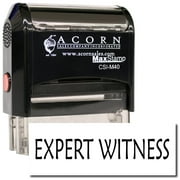 Large Self-Inking Expert Witness Stamp with Yellow Ink