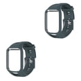 thumbnail image 3 of Maytalsory Silicone Wristband Strap For 2 3 Runner 2 3 Spark 3 GPS Watch navy blue 2Set, 3 of 6