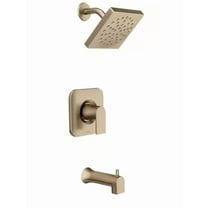 MOEN Genta 82760BZG Tub and Shower Faucet Bronze Gold Finish