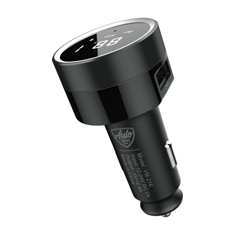 Auto Drive Bluetooth FM Transmitter via Remote Control &amp; USB 