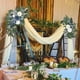 thumbnail image 4 of Letrero de boda con flores (paquete de 2) para fiesta temática, boda, recepción, entrada, señal de bienvenida, decoración Floral Artificial, 4 of 5