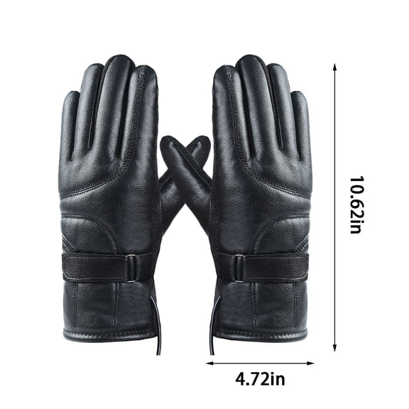 Momihoom USB Rechargeable Motorcycle Heated Gloves for Winter Riding, Snowmobile, and Outdoor Activities