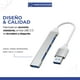 thumbnail image 3 of TRENDS REVOLUTION HUB USB | 3 en 1 Multicontacto USB Hub de Aluminio con 3 Puertos Multi USB | Compatible con Laptop, Memoria USB y más - Accesorios para Auto, 3 of 7