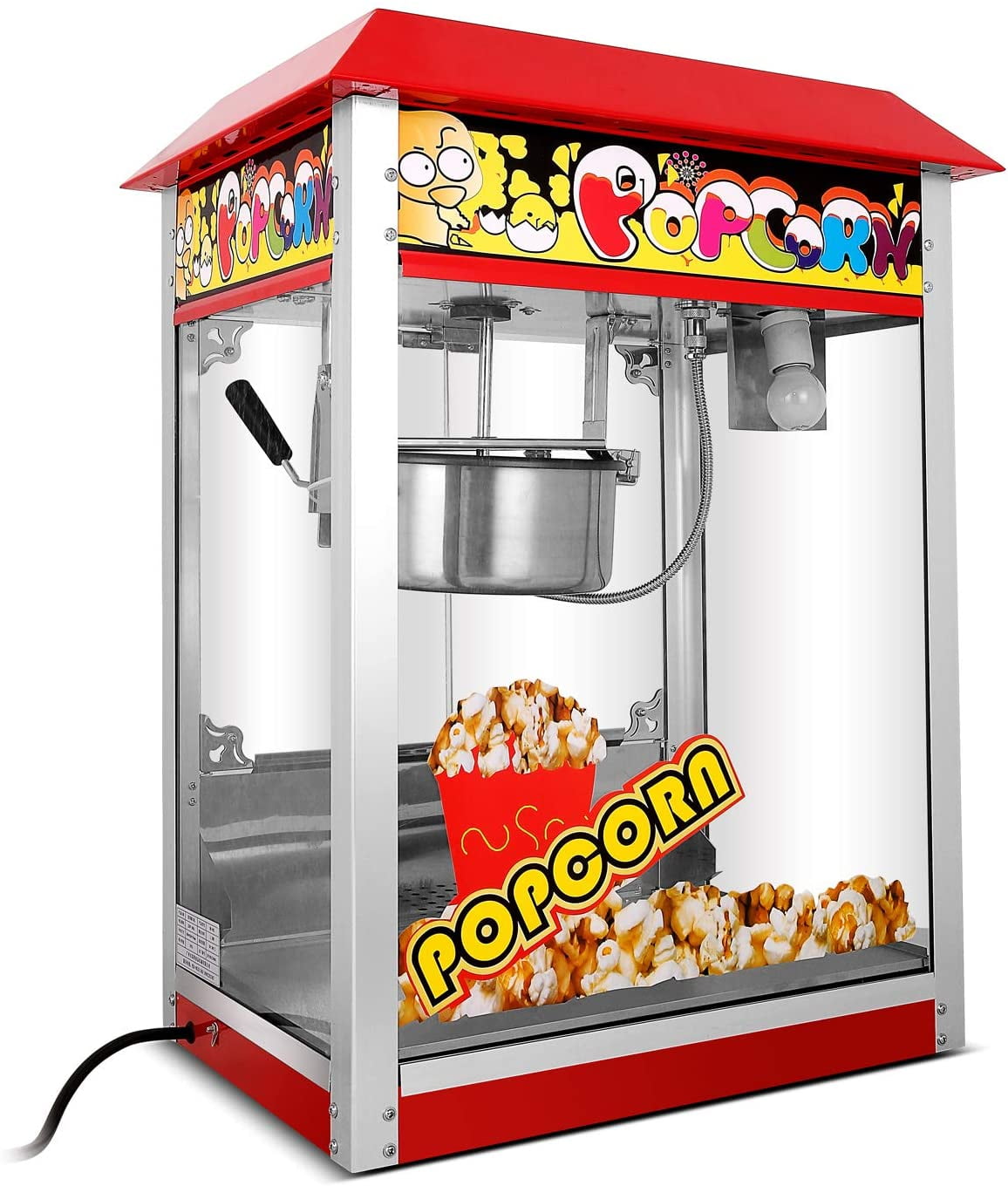 Roof Popper Machine HighEnd Commercial Popcorn Machine 8 ounce