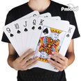 thumbnail image 1 of PBLAND Super Jumbo - Juego de cartas de póquer extragrandes de 8 x 11 pulgadas Pmland PMLAND, 1 of 2