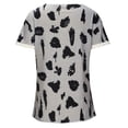 thumbnail image 3 of Birdeem Mode Femmes Été Col en V Dentelle Patchwork Manches Courtes Haut Blouse Aguichant, 3 of 8