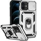 thumbnail image 1 of Estuche GANGXUN para iPhone 12 Mini, soporte giratorio 360°, estilo mecánico y magnético, 1 of 4