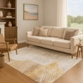 thumbnail image 7 of Addison Rugs Mayfield Premium Machine Washable Transitional Geometric Gold Rectangle Rug, 9' x 12', 7 of 7
