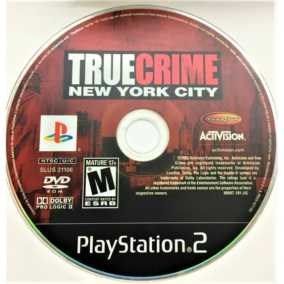Pre-Owned True Crime: New York City - Disc Only - Fully Tested - PS2 Playstation 2