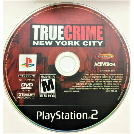 True Crime: New York City - Disc Only - Fully Tested - PS2 Playstation 2