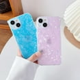 thumbnail image 2 of Bling Cute Glitter Marble Soft Compatible with iPhone Case (Pink,iPhone 14 Pro Max), 2 of 6