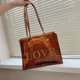 thumbnail image 5 of Bolsos compuestos de moda para mujer, bolso de hombro con letras, bolsa con cordón (marrón) Tmvgtek Oficina Multiescena Multifunción, 5 of 9