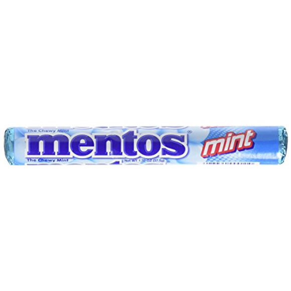 Mentos Mint Candy, 1.32-Ounce Rolls (Pack of 15)