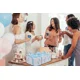 thumbnail image 5 of Caja de regalo de papel para dulces, decoración de caja de ceremonia de fiesta de cumpleaños, baby shower, bautizo, comunión, Navidad (50 unidades, azul) JAMW Sencillez, 5 of 5