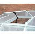 thumbnail image 6 of Palram - Canopia Sun Room 6' x 6' Polycarbonate Walk-In Greenhouse - White - with Roof Vent, 6 of 7
