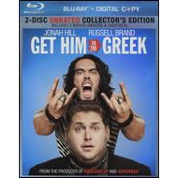 Pre-Owned Get Him to the Greek [Rated/Unrated] [2 Discs] [Blu-ray] (Blu-Ray 0025192044168) directed by Nick Stoller