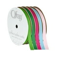 thumbnail image 5 of Offray Ribbon, Apple Green 3/8 inch Grosgrain Polyester Ribbon, 18 feet, 5 of 6