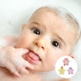 thumbnail image 3 of 3 Pcs Gant de Bain Bébé Adorable Gant de Toilette en Coton avec Motif, 3 of 4