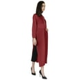 thumbnail image 2 of Moomaya Solid Hook & Eye Kurta Dress For Womens Long sleeves Indian Ethnic wearKurti, 2 of 7