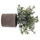 thumbnail image 3 of Maceta de flores falsa, escritorio, mini flor de plástico artificial en maceta, decoración del hogar, simulación, bonsái, púrpura Scienceny HA8896-02B, 3 of 6