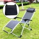 thumbnail image 4 of Silla antigravedad colgante universal con bolsa lateral para patio, reclinable y antigravedad azul oscuro, 4 of 8