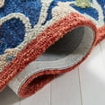 thumbnail image 6 of SAFAVIEH Blossom Anson Floral Runner Rug, Blue/Rust, 2'3" x 8', 6 of 9