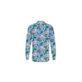 thumbnail image 6 of Suitmeister Men's Shirts October Check Blue - XXL Multicolor, 6 of 6