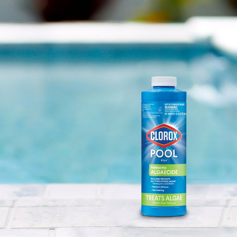 Clorox Pool&Spa Awesome Algaecide for Treating Pool Algae, 32 oz