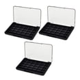 thumbnail image 2 of Caja organizadora de maquillaje Macarena de 3 piezas, 24 ranuras, ABS, 2 of 6