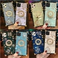 thumbnail image 2 of IH WIRELESS For iPhone 14/13 Series Shockproof Bling Flower Ring Case, 2 of 11