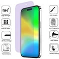 thumbnail image 2 of [2-PACK] For iPhone 15 Plus [BISEN] Tempered Glass Anti Blue Light [Eye Protection] Screen Protector, Anti-Scratch, Anti-Shock, Shatterproof, Bubble Free, 2 of 7
