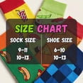 thumbnail image 4 of James Fiallo Mens 12-Pairs Funny Funky Crazy Novelty Colorful Patterned Dress Socks M179-12, 4 of 5