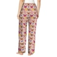 thumbnail image 2 of Bixox Women's colorful Butterfly Daisy Patterned Pajama Pants Loungewear, 2 of 5