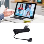 Eye Center Webcam 1080P 2MP HD Pixels Built in Microphone Compact USB Computer Eye Contacting Webcam for Laptop