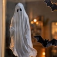 thumbnail image 5 of Kiddiway 4 Types Halloween Lantern Ghost Wall Stickers - Self-Adhesive Scary Bat PVC Decals for Window, Party - Halloween Stickers, Halloween Party Decorations,D, 5 of 9