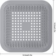 thumbnail image 5 of Tapón de drenaje de silicona, tapa de drenaje de fregadero, tapa de drenaje de bañera cuadrada, 5 of 5