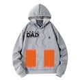 thumbnail image 4 of WILLBEST Sudaderas Navideñas Sudadera con Capucha Informal Cálida De Invierno para Hombre sin Batería XXXXGrande, 4 of 4
