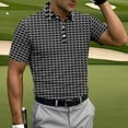 thumbnail image 4 of Axiiglly Golf Shirts for Men Short Sleeve Printed Sweat Wicking Short Sleeve Quick Dry Collared Button Outdoor Sports Casual Tee, S-3XL, 4 of 6