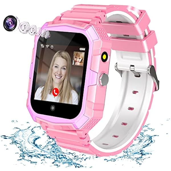 wonima11 OKYUK Kids Smart Watches Boys Girls Ages 3-15 Kids GPS Tracker Waterproof 1.3 Touchscreen Watch with SIM Card SOS Two Way Call Voice Chat Christmas Birthday Gift for 3-15 Year Old Boys Girls