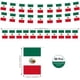 thumbnail image 2 of AhfuLife Guirnalda de banderas de México de 10 m, 30 piezas, doble cara, 2 of 6