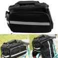 thumbnail image 3 of HEVIRGO Bike Cycling Storage Pannier Strap on Bicycle Rear Seat Rack Saddle Bag Handbag, 3 of 9